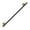 Champagne / Matte Black, variant on Alno A9320-18-MN Vita Bella Modern 18" Center To Center Smooth Bar Bathroom Towel / Robe /