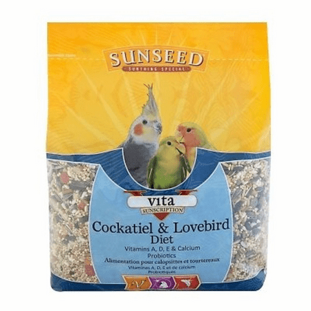 Sunseed Vita Cockatiel And Lovebird Diet 5 Lb