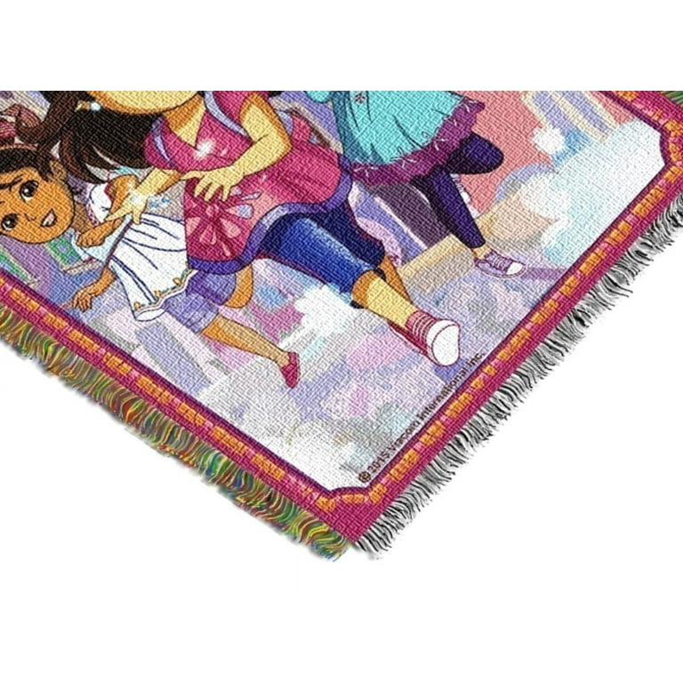 Dora Adventure Awaits Woven Tapestry Throw Blanket