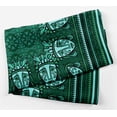 thumbnail image 2 of Phagun Green Tribal African Printed Square Pure Silk&nbsp;Scarf&nbsp;For Hair Neck Head Bandanas For Women, 2 of 6