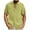 Yellow, variant on Aofany Hawaiian Shirt For Men Male Summer Cotton Linen Solid Casual Mens Short Sleeve Button Down Shirts
