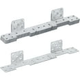 thumbnail image 4 of 8 PCS Adjustable Stair-Stringer Connector, Tie Straps Bracket Galvanized Steel Deck Stair Stringer Connector(18 Gauge) Silver, 4 of 4