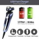 thumbnail image 5 of Afeitadora eléctrica para hombres, afeitadora rotativa 4 en 1 para hombres, recortadora de barba, afeitadora eléctrica, a prueba de agua, carga rápida por USB Namotu CZMR-HY136, 5 of 6