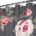 thumbnail image 3 of Pioneer Flower Floral Print Pattern Shower Curtain 72"x72" ,Bathroom Decorative Shower Curtains Set with 12 Hooks,Modern Waterproof Washable Shower Curtain, 3 of 6