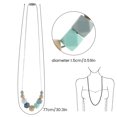 thumbnail image 3 of Collar De Dentici贸n Para Que Mam谩 Use Collar De Lactancia De Silicona Para Lactancia, Juguete De Cuentas De Mordedor Sin Bpa Para Aliviar El Dolor, Juguete De Mordedor De Cuentas Redondas, 3 of 7