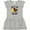 AC-Heather Grey, variant on Inktastic Just a Girl Who Loves Chickens Girls Baby Dress