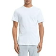 thumbnail image 2 of Calvin Klein Mens Cotton Classics Slim Fit Crew Neck T-Shirts X-Large White 5 Pack, 2 of 5