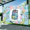 thumbnail image 6 of 1PC  Birthday Background Fabric, High Quality Polyester Party Decoration, Young People's Birthday, 6 of 6