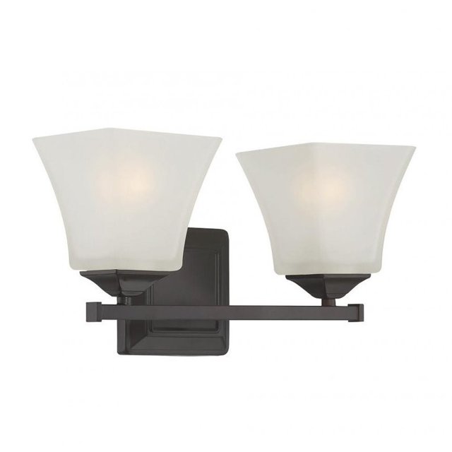 Savoy House Castel 2 Light Bath Bar in English Bronze