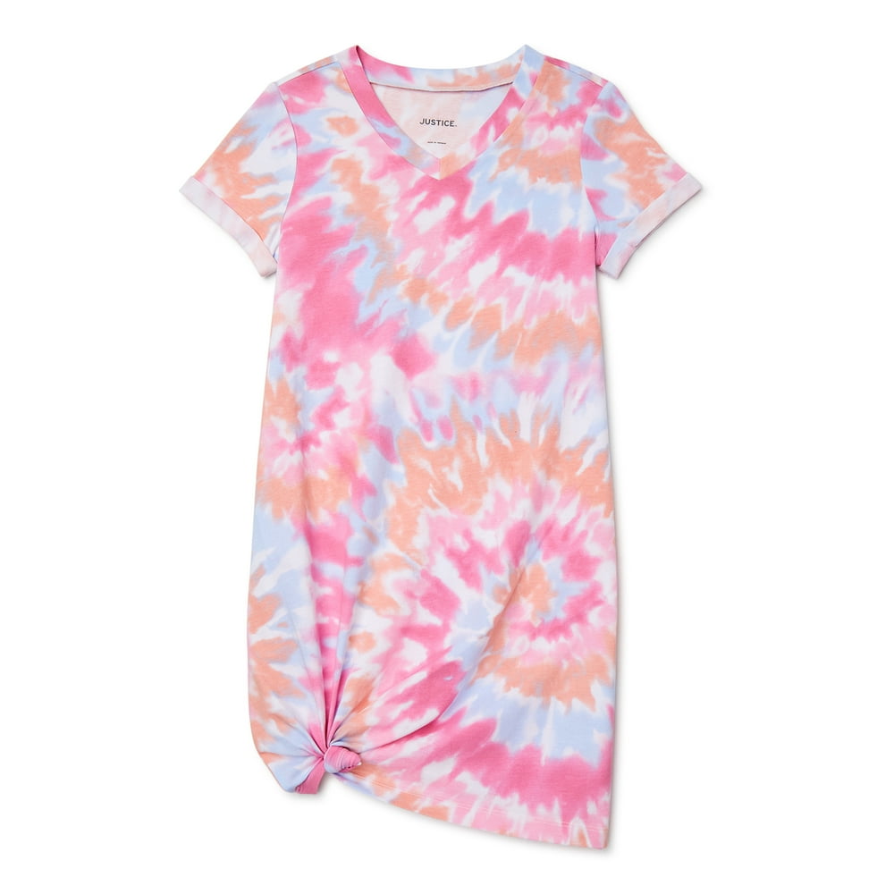 Justice Justice Girls Short Sleeve TShirt Dress, Sizes 518 Plus