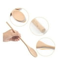 thumbnail image 3 of Cuchara de madera de mango largo cuchara ovalada utensilios de cocina cuchara de cocina 2 piezas, 3 of 8