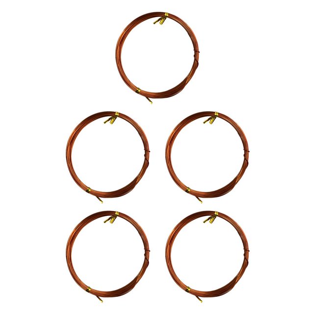 Vogacara Alambres artesanales Material de aluminio Hilo trenzado a prueba de herrumbre Buena flexibilidad Líneas de joyería Diseño exquisito para Type1 NO1 Vogacara CBP225286