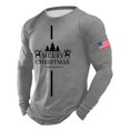 thumbnail image 6 of Letdown Mens Long Sleeve T Shirts Crew Neck Casual Basic Tee Shirt Lightweight Pullover Shirts 2025 2026 Spring Fall (Grey, XXXXL), 6 of 6
