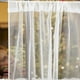 thumbnail image 5 of 2pcs Blanco Cortinas Sheer para la sala de estar cortinas de la ventana Dormitorio largo, 5 of 6