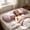Purple, variant on S Shaped Body Pillow for Side Sleepers - Cooling Full Body Support Hug Pillow, Ergonomic Long Bolster for Back, Hip & Leg Relief (Yellow,39.4"x18.9")