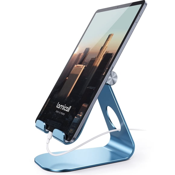 Soporte para tableta Lamicall, soporte de escritorio ajustable, azul