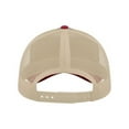 thumbnail image 3 of Atlantis Headwear RAPPER Sustainable Canvas Cap-Navy/ Burgundy/ Khaki, 3 of 3