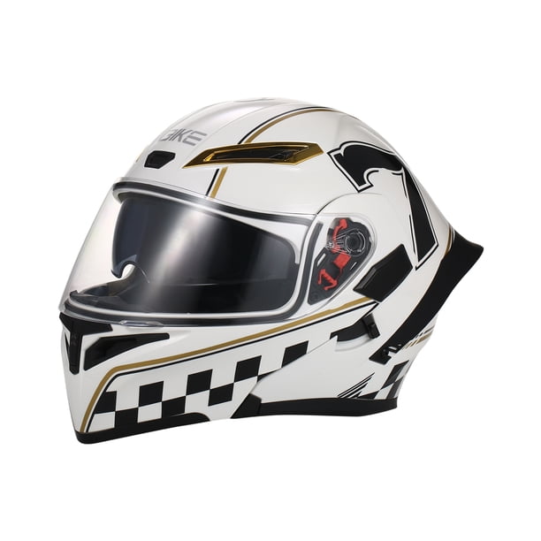 Casco Momo MT HELMETS Street Casco DE Moto, Unisex Adulto, Blanco