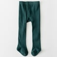 thumbnail image 2 of Ulitacool Girls Sweatpants 9-18 Months Baby Tights Soft Organic Leggings Kids Tights Newborn Warm Tights For Lovely Daily Wear Green, 2 of 3