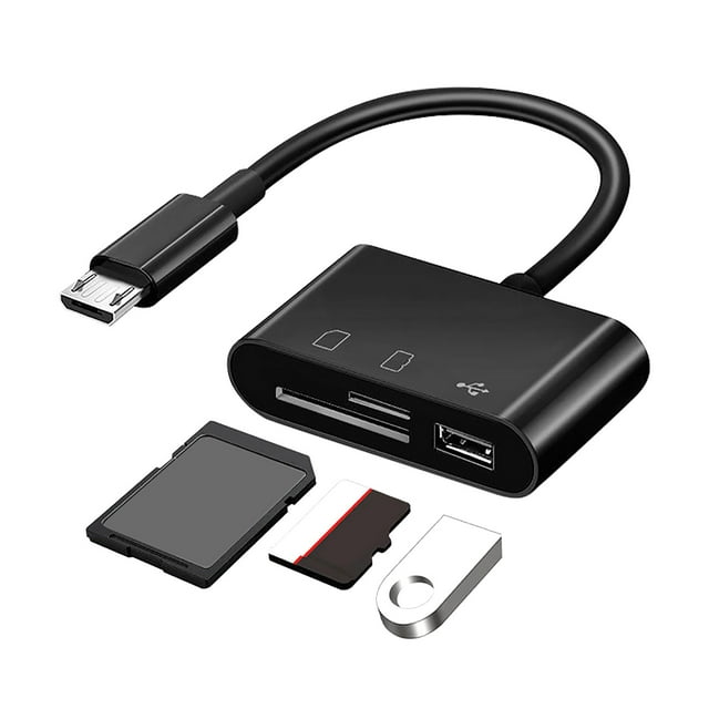 Micro Card Reader Type C Android Mobile Computer Multi Function Otg2.0 Sd/Tf U Disk