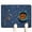 Spacecra, variant on Floral and Leopard Small Dog Bowl Mat - Vintage-Inspired Pet Food Mat, Absorbent Multi-Layer Design