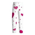 thumbnail image 5 of Hearthz Mens Valentines Day Pajama Pants Men's Pajama Pants Love Heart Print Drawstring Wide Leg Mens Lounging Pants with Pocket, 5 of 6