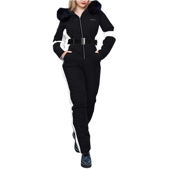 Mercatoo Girls One Piec1 Ski Suit Kids Thick Insulated Snowboarding Sno1 Jumpsuit Youth Waterpoo1 Windproof Thermal Snowsuit