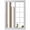 Brown, variant on Green White Ombre Window Privacy Film, Country Pastoral Gradient Minimalist Static Cling UV Sun Blocking Heat Control Window Tint, Non-Adhesive One Way Windows Privacy Cover 19.6''x39.3''