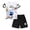 B/Travel Astronaut, variant on HWJAD Toddler Baby Boy Clothes Kids 2-7 Years Summer Outfits Cotton Crocodile Print Tees T-shirt   Shorts 2-Pieces Little Boys Dinosaur Set