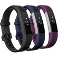 thumbnail image 1 of Bands Compatible with Fitbit Alta and Fitbit Alta HR, 3 Pack Soft Silicone Wristbands for Fitbit Alta HR Bands with Secure Metal Buckle for Men Women, 1 of 4