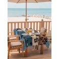 thumbnail image 2 of 60x84 Inch Outdoor Tablecloth with Umbrella Hole Zipper Rectangle Navy Blue Brown Rectangular Tablecloths Outside Waterproof Rustic Farmhouse Dog Paw Vintage Patio Table Cloth Cover for Picnic Party, 2 of 8