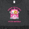 thumbnail image 4 of Inktastic Fire Truck Girl 3rd Birthday Girls Toddler Dress, 4 of 5
