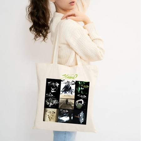 vintage Staind Band Album Covers Tote Bag Aaron Lewis Iconic Music Staind Band-TH36851
