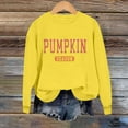 thumbnail image 6 of ZSQDM Women's Hoodless Sweatshirt Summer Hoodies for Women Pumpkin Season Sweatshirt Women Crewneck Long Sleeve Thanksgiving Fall Shirt Halloween Holiday Pullover Tops Polyester (Xxl), 6 of 6