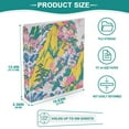thumbnail image 3 of FORMRS 3 Ring Binder 1.5 inch with Pockets Set of 2 Clip Board 200 Sheets Capacity, Green Mountains, 3 of 8