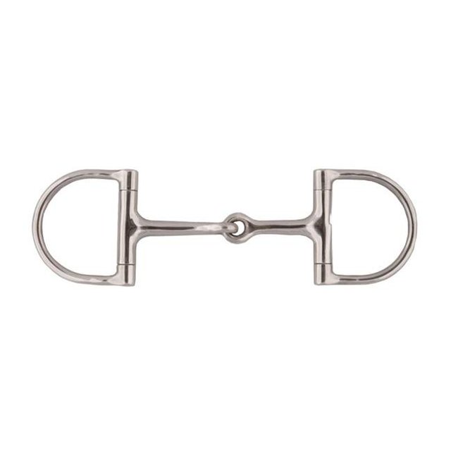Jacks 25544-4-3-4 Jointed Mouth Dee Ring Snaffle Bit - 4.75 in.