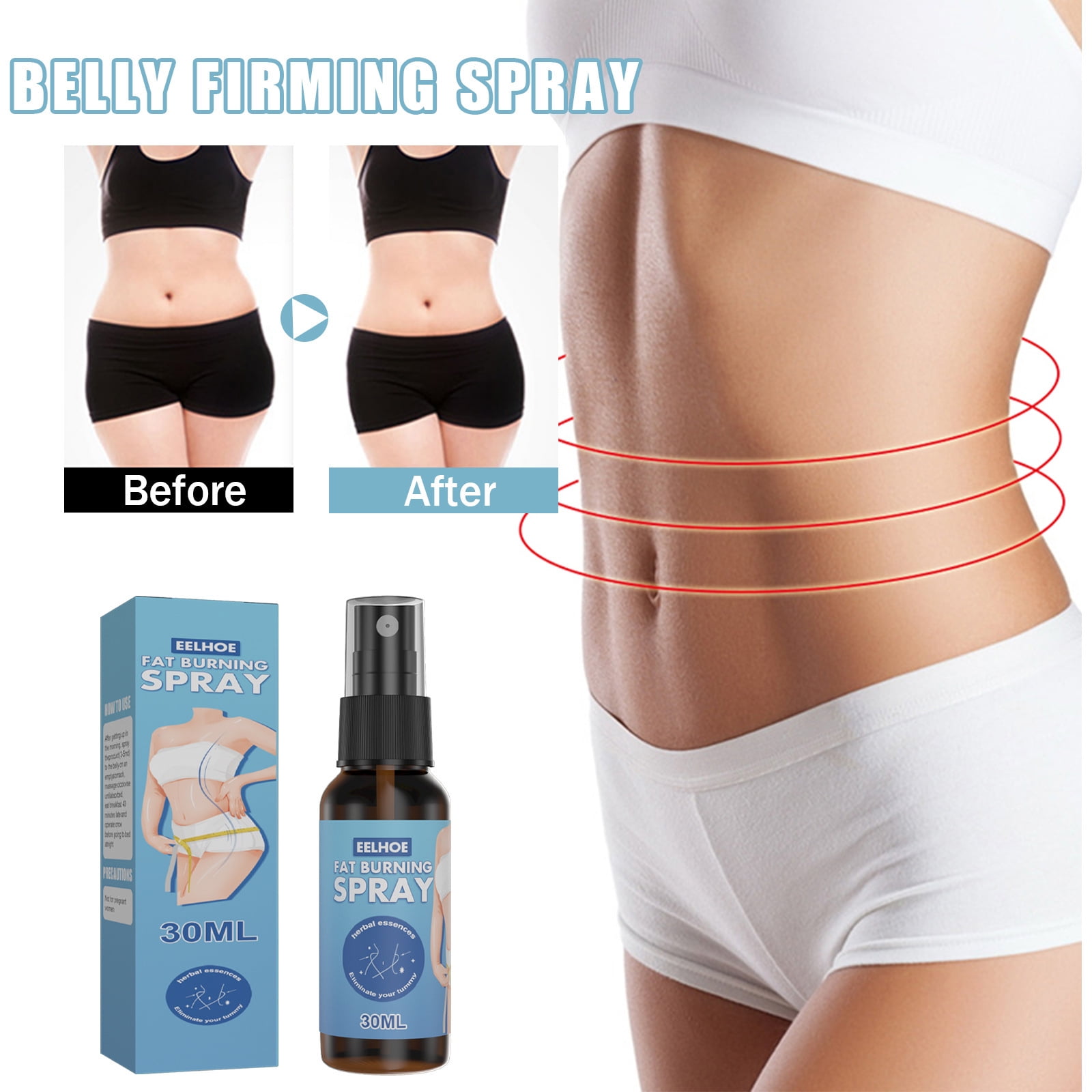Jox2pcs 30ml Saggy Skin Tightening Herbal Spray,fit Plus Spray,fat
