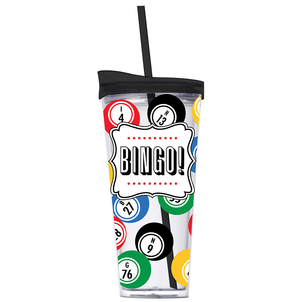 Slant Collections Bingo Double Wall Tumbler 22oz