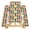 Black Plaid Citrus-A, variant on Picnic Table Cover with Bench Covers 60IN 5FT, Black Plaid Citrus Picnic Furniture Protector, Stain Resistant Elastic Table & Bench Cover with Lemon & Grapefruit Print