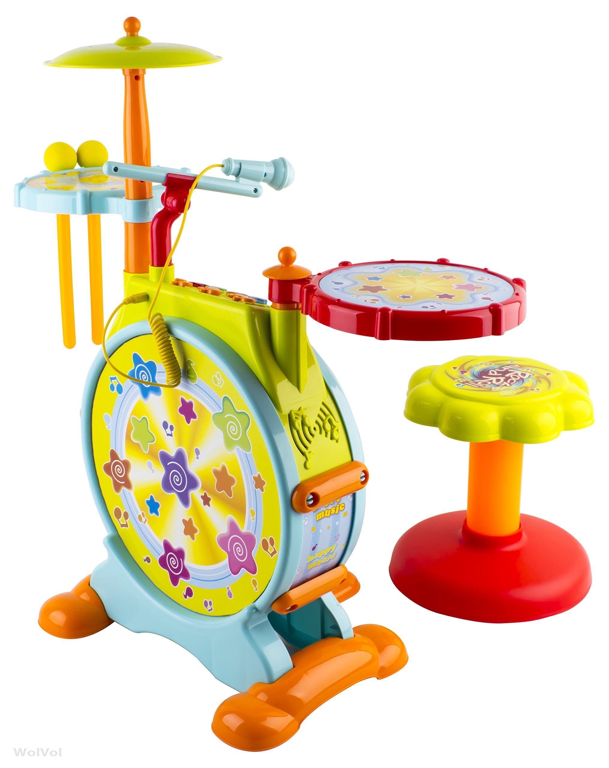 wolvol electric drum set