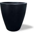 thumbnail image 2 of Maceta redonda plastico resistente de 30,5 cm con drenaje Elly Decor ED-MRP01BK, 2 of 10