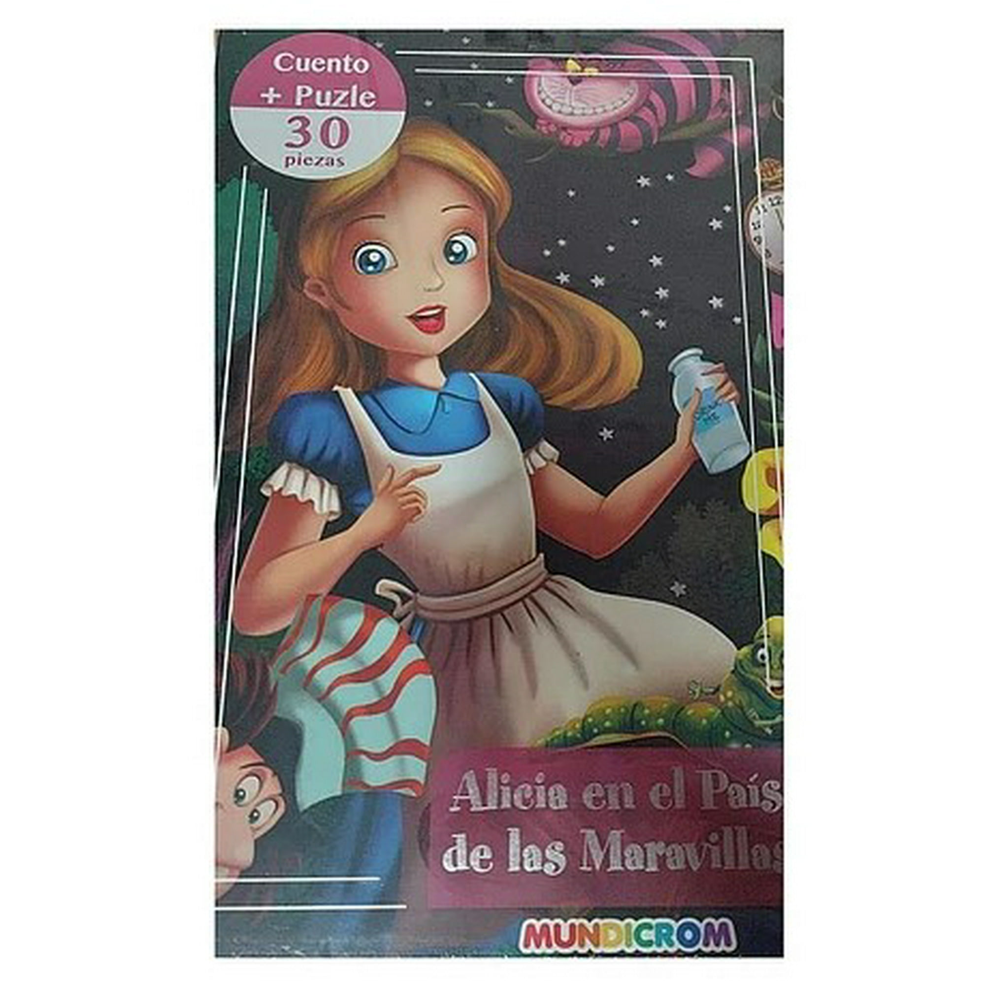 Cuento + Puzzle 30 Piezas Alicia En El País De Las Maravillas