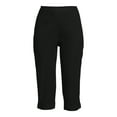thumbnail image 5 of Real Size Women's 19" Pull On 2 Pocket Stretch Capri, 5 of 5