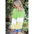 thumbnail image 3 of Sweatshirt Tie Dye pour Femmes Décontracté Léger Doux Confortable Ample Col Rond Tunique Grande Taille, 3 of 4