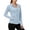 A1-Sky Blue, variant on Nooxsoe Womens Sun Protection Hoodies Long Sleeve Athletic Jacket Shirts for Hiking Running Zip Hoodie Jacket S Hood Thumbholes Hooded Sun Shade Jacket Full Zip Woman Cardigan A1-sky Blue L