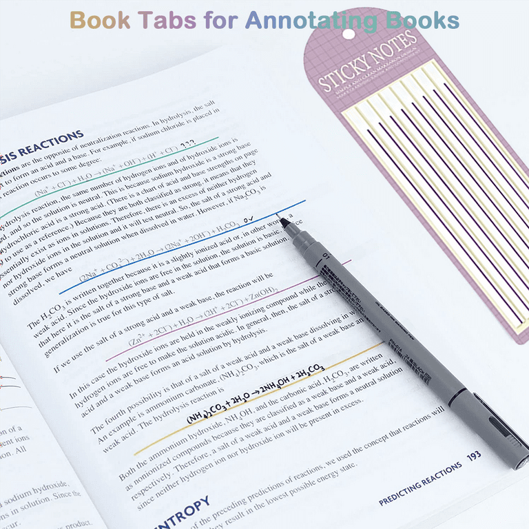 1200pcs OBOSOE Sticky Tabs, Book Tabs for Annotating Books, Aesthetic Index Tabs, Sticky Notes, Page Markers, Translucent, Writable, Repositionable