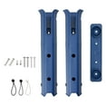 thumbnail image 2 of Colaxi Support de Canne à Pêche 2 Tubes, Réglable Robuste, Portable avec Vis de Montage pour Garage Rangement Bateau Kayak Bleu, 2 of 8