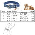 thumbnail image 5 of Newborn Denim Dog Collar Adjustable Bling Diamond Puppy Cat Fancy Rhinestone Necklace,Blue,XS Size, 5 of 10