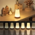 thumbnail image 5 of 1Pc New 13-Color Touch Lamp Wood Grain Night Light, Rgb Dimmable Bedside Lamp With Remote Control & Usb, Multi-Scene Ambiance Lighting For Bedroom, Nursery, Living Room, 5 of 7