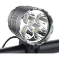 thumbnail image 2 of Bike Lights, 6000 Lumens 5 Led Bicycle Light,waterproof Mountain Bike Front Light With Rechargeable Battery Pack,3 Modes Bicycle Lights Front Headlamp, 2 of 5